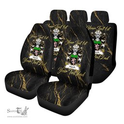 ScotsTee Shop Wales Marsh of Flint Coat of Arms Family Crest Welsh Car Seat Covers