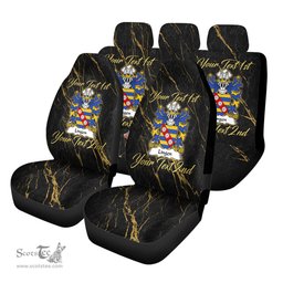 ScotsTee Shop Wales Lingen of Lingen Herefordshire Coat of Arms Family Crest Welsh Car Seat Covers
