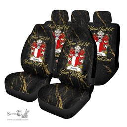 ScotsTee Shop Wales Penrees or Penrice of Penrice Gower Coat of Arms Family Crest Welsh Car Seat Covers
