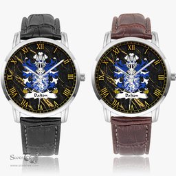 ScotsTee Shop Welsh Dalton Sir Richard of Althorp through marriage Coat of Arms Family Crest Wales Watch Instafamous Wide Type Quartz Watch