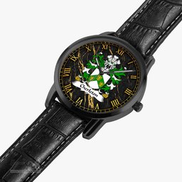 ScotsTee Shop Welsh Cherleton or Charlton Lords of Powys Coat of Arms Family Crest Wales Watch Instafamous Wide Type Quartz Watch