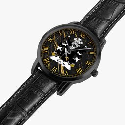 ScotsTee Shop Welsh Gervis of Ruthin Denbighshire Coat of Arms Family Crest Wales Watch Instafamous Wide Type Quartz Watch