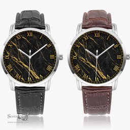 ScotsTee Shop Welsh Hector GADARN The Strong Coat of Arms Family Crest Wales Watch Instafamous Wide Type Quartz Watch