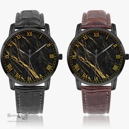 ScotsTee Shop Welsh Hector GADARN The Strong Coat of Arms Family Crest Wales Watch Instafamous Wide Type Quartz Watch