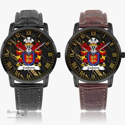ScotsTee Shop Welsh Garnons of Garnons Herefordshire Coat of Arms Family Crest Wales Watch Instafamous Wide Type Quartz Watch
