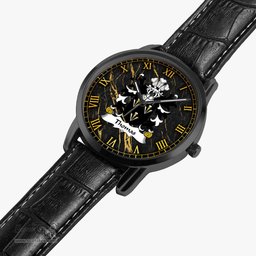 ScotsTee Shop Welsh Thomas of Monmouthshire Coat of Arms Family Crest Wales Watch Instafamous Wide Type Quartz Watch