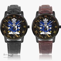 ScotsTee Shop Welsh Talley Chancellor of St. Davids Coat of Arms Family Crest Wales Watch Instafamous Wide Type Quartz Watch