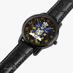 ScotsTee Shop Welsh Poole of Hawarden Flint Coat of Arms Family Crest Wales Watch Instafamous Wide Type Quartz Watch