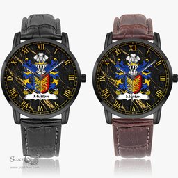ScotsTee Shop Welsh Mytton lords of Mawddwy Coat of Arms Family Crest Wales Watch Instafamous Wide Type Quartz Watch