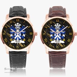 ScotsTee Shop Welsh Rudd Bishop of St David Coat of Arms Family Crest Wales Watch Instafamous Wide Type Quartz Watch