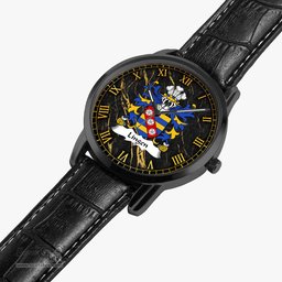 ScotsTee Shop Welsh Lingen of Lingen Herefordshire Coat of Arms Family Crest Wales Watch Instafamous Wide Type Quartz Watch