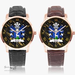 ScotsTee Shop Welsh Jones of Beaumaris Anglesey Coat of Arms Family Crest Wales Watch Instafamous Wide Type Quartz Watch
