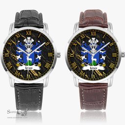 ScotsTee Shop Welsh Jones of Beaumaris Anglesey Coat of Arms Family Crest Wales Watch Instafamous Wide Type Quartz Watch