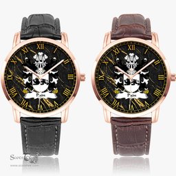 ScotsTee Shop Welsh Pain AP RANDOLFF Coat of Arms Family Crest Wales Watch Instafamous Wide Type Quartz Watch