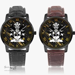 ScotsTee Shop Welsh Pain AP RANDOLFF Coat of Arms Family Crest Wales Watch Instafamous Wide Type Quartz Watch