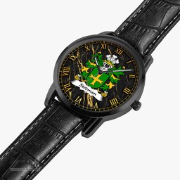 ScotsTee Shop Welsh Stedman of Cardiganshire Coat of Arms Family Crest Wales Watch Instafamous Wide Type Quartz Watch