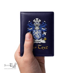 ScotsTee Shop Welsh Braose or Brewis Lords of Brecon Coat of Arms Family Crest Welsh Leather Wallet