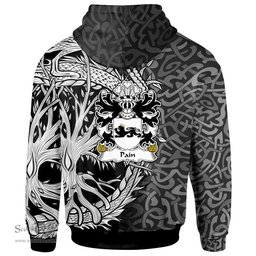 ScotsTee Shop Welsh Pain AP RANDOLFF Coat of Arms Family Crest Wales Hoodie Celtic Dragon With Tree Of Life Hoodie
