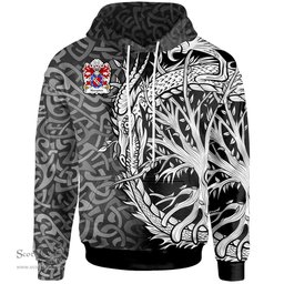 ScotsTee Shop Welsh Hampton mayor of Beaumaris Anglesey Coat of Arms Family Crest Wales Hoodie Celtic Dragon With Tree Of Life Hoodie