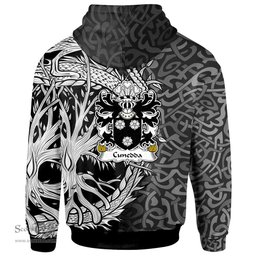 ScotsTee Shop Welsh Cunedda WLEDIG Coat of Arms Family Crest Wales Hoodie Celtic Dragon With Tree Of Life Hoodie