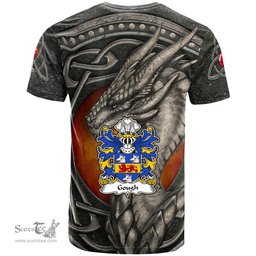 ScotsTee Shop Welsh Gough of Chester c.1481 Coat of Arms Family Crest Wales T Shirt Celtic Dragon With Celtic Knot T Shirt