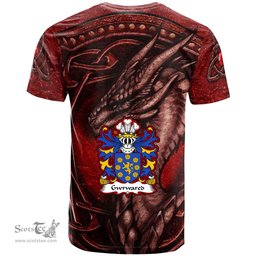 ScotsTee Shop Welsh Gwrwared AP GWILYM Coat of Arms Family Crest Wales T Shirt Celtic Red Dragon T Shirt