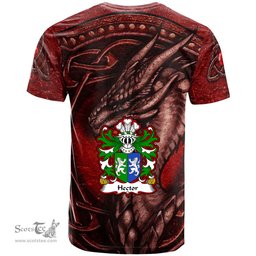 ScotsTee Shop Welsh Hector GADARN The Strong Coat of Arms Family Crest Wales T Shirt Celtic Red Dragon T Shirt