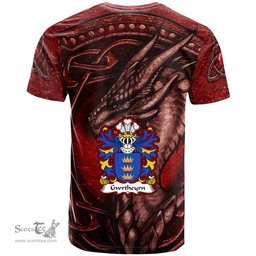 ScotsTee Shop Welsh Gwrtheyrn GWRTHENEU King of the Britons Coat of Arms Family Crest Wales T Shirt Celtic Red Dragon T Shirt