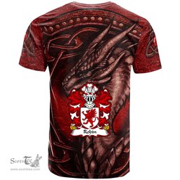 ScotsTee Shop Welsh Robin AP GRUFFUDD GOCH Coat of Arms Family Crest Wales T Shirt Celtic Red Dragon T Shirt