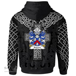ScotsTee Shop Welsh Basenet of Flint Coat of Arms Family Crest Wales Hoodie Cymru Dragon With Celtic Cross Black Hoodie