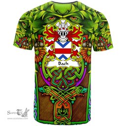 ScotsTee Shop Welsh Bach AP GWAITHFOED Coat of Arms Family Crest Wales T Shirt Celtic Green Man T Shirt
