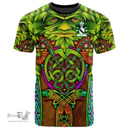 ScotsTee Shop Welsh Ferrar Bishop of St Davids Coat of Arms Family Crest Wales T Shirt Celtic Green Man T Shirt