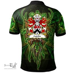 ScotsTee Shop Welsh Cydifor AP SELYE King of Dyfed Coat of Arms Family Crest Wales Polo Shirt Green Celtic God Polo Shirt