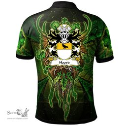 ScotsTee Shop Welsh Hoord Daughter m. Gruffudd Kynaston Coat of Arms Family Crest Wales Polo Shirt Green Celtic God Polo Shirt