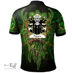 ScotsTee Shop Welsh Padarn PEISRUDD Coat of Arms Family Crest Wales Polo Shirt Green Celtic God Polo Shirt