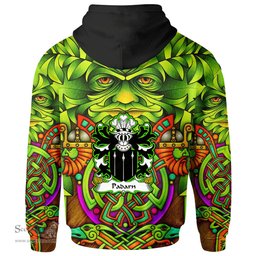ScotsTee Shop Welsh Padarn PEISRUDD Coat of Arms Family Crest Wales Hoodie Celtic Green Man Hoodie