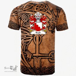 ScotsTee Shop Welsh Boyle Herefordshire m. Hywel Gwyn Coat of Arms Family Crest Wales T Shirt Celtic Dragon Vintage T Shirt