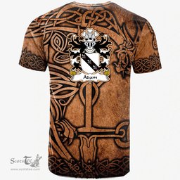 ScotsTee Shop Welsh Adam AB IFOR OF GWENT Coat of Arms Family Crest Wales T Shirt Celtic Dragon Vintage T Shirt