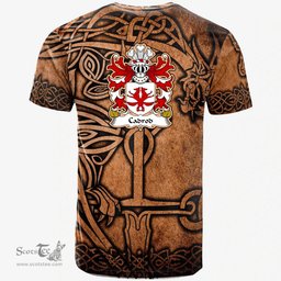 ScotsTee Shop Welsh Cadrod HARDD Coat of Arms Family Crest Wales T Shirt Celtic Dragon Vintage T Shirt