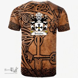 ScotsTee Shop Welsh Banaster of Flint Coat of Arms Family Crest Wales T Shirt Celtic Dragon Vintage T Shirt