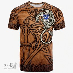 ScotsTee Shop Welsh Edward AP RHYS Coat of Arms Family Crest Wales T Shirt Celtic Dragon Vintage T Shirt