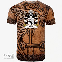 ScotsTee Shop Welsh Eidio WYLLT Lord of Llywel Breconshire Coat of Arms Family Crest Wales T Shirt Celtic Dragon Vintage T Shirt