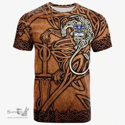 ScotsTee Shop Welsh Hender Desc. from Dafydd ap Dafydd ap Madog Coat of Arms Family Crest Wales T Shirt Celtic Dragon Vintage T Shirt