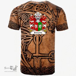 ScotsTee Shop Welsh Edmond AP MERYTH Coat of Arms Family Crest Wales T Shirt Celtic Dragon Vintage T Shirt