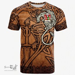 ScotsTee Shop Welsh Edmond AP MERYTH Coat of Arms Family Crest Wales T Shirt Celtic Dragon Vintage T Shirt