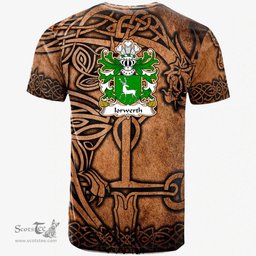 ScotsTee Shop Welsh Iorwerth AP DAFYDD Coat of Arms Family Crest Wales T Shirt Celtic Dragon Vintage T Shirt