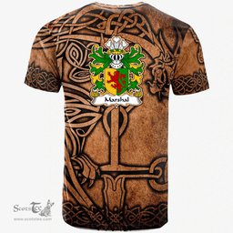 ScotsTee Shop Welsh Marshal Earls of Pembrokeshire Coat of Arms Family Crest Wales T Shirt Celtic Dragon Vintage T Shirt