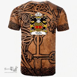 ScotsTee Shop Welsh Wallis of Llan arth Monmouthshire Coat of Arms Family Crest Wales T Shirt Celtic Dragon Vintage T Shirt