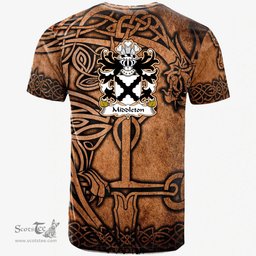 ScotsTee Shop Welsh Middleton Marmaduke Bishop of St. Davids Coat of Arms Family Crest Wales T Shirt Celtic Dragon Vintage T Shirt