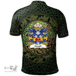 ScotsTee Shop Welsh Gough of Chester c.1481 Coat of Arms Family Crest Wales Polo Shirt Celtic Deer with Tree of Life The God of the Forest Polo Shirt